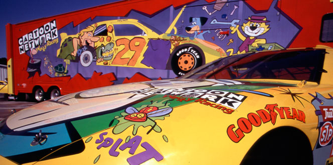 Cartoon Network Wacky Racing NASCAR Trailer