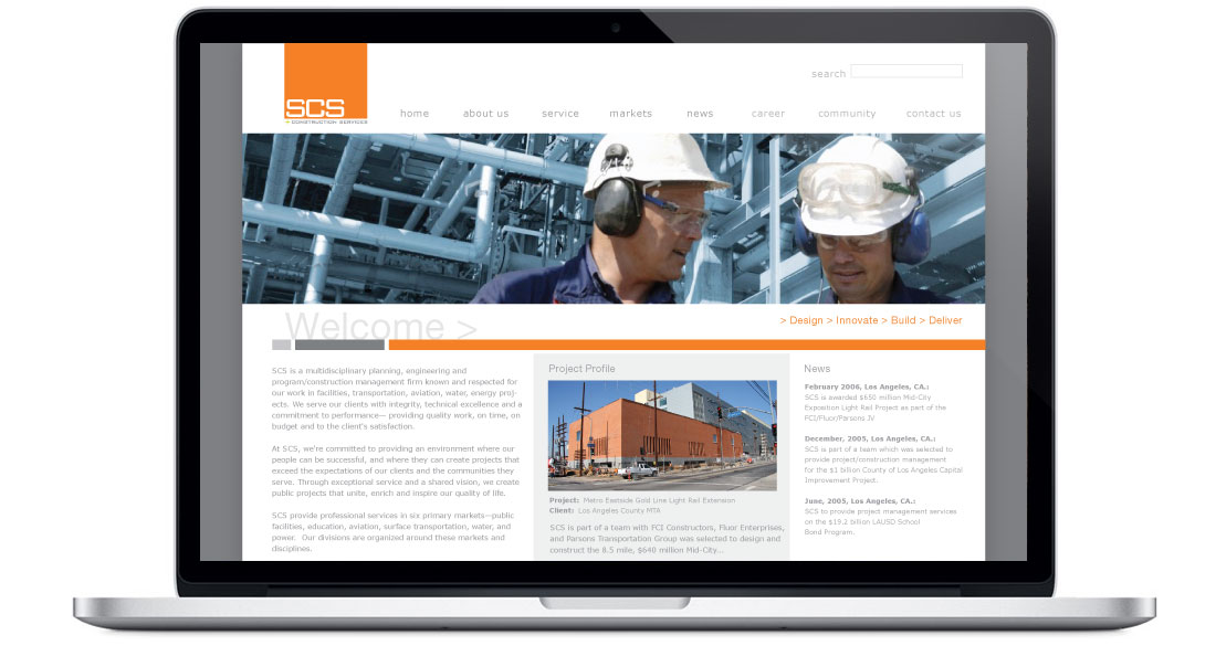 Seville Construction Services Website
